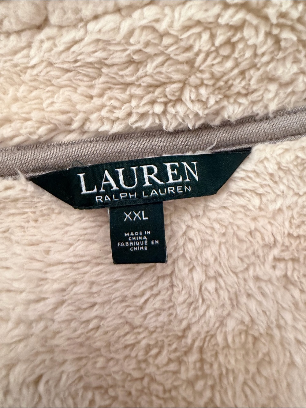 Ralph Lauren XXL fur vest and suede